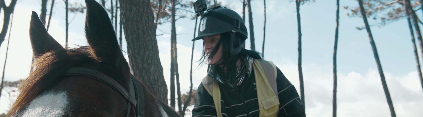 Billie Eilish Hits Auckland West Coast on Horse Back